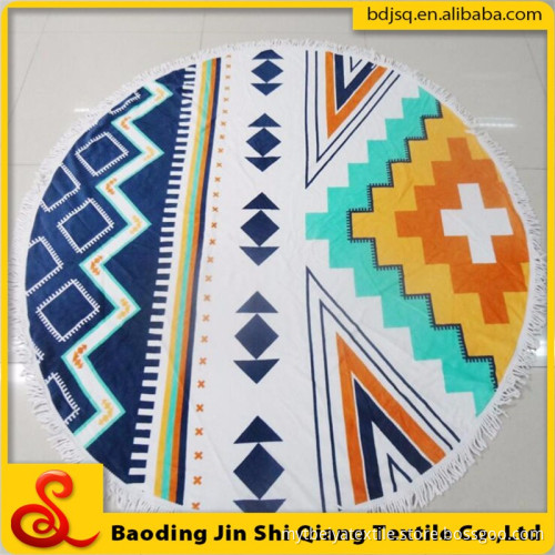 china alibaba wholesale printed microfiber round beach towel for Cheap